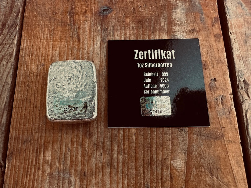 1 oz Silberbarren Barrenwerk