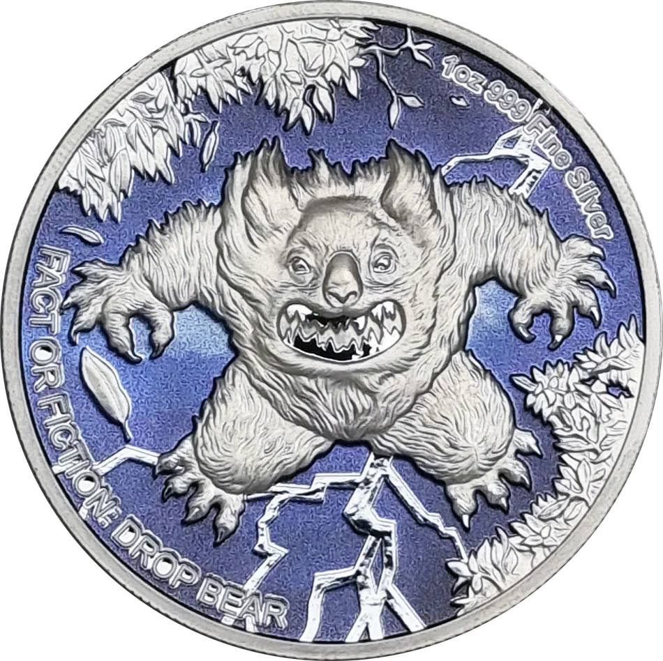 1 oz Silbermünze 2024 Niue Fact or Fiction: Drop Bear 2024*