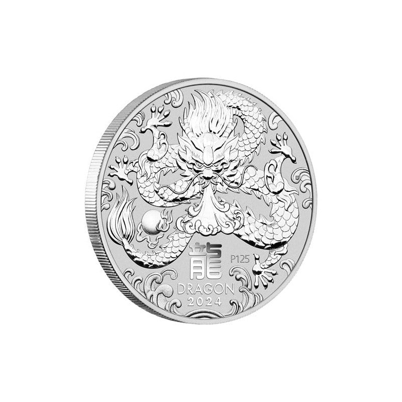 1 oz Silbermünze Australien Lunar III Drache 2024*