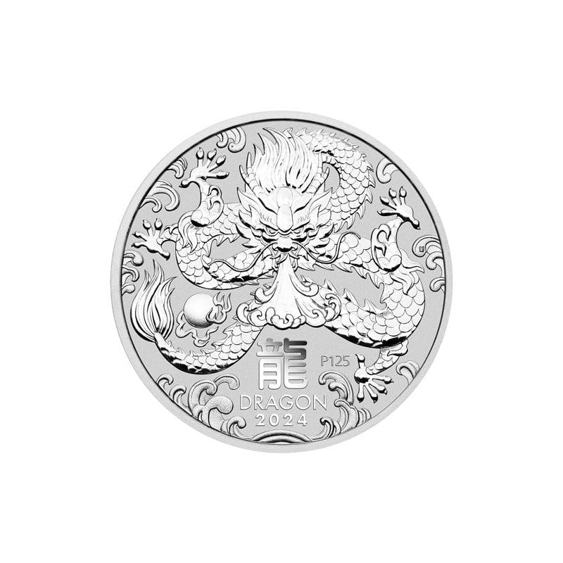 1 oz Silbermünze Australien Lunar III Drache 2024*