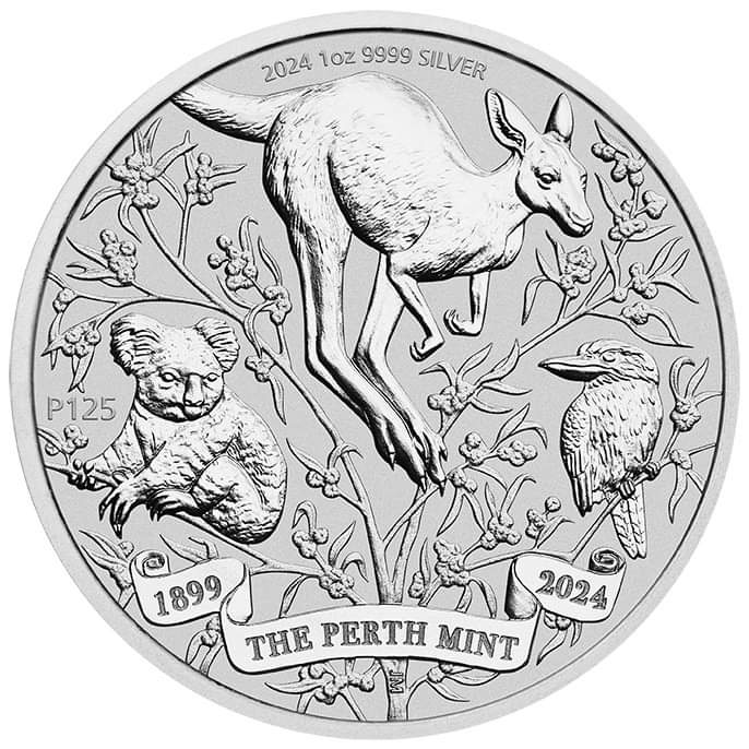 125 Jahre Perth Mint 1oz Silbermünze 2024*