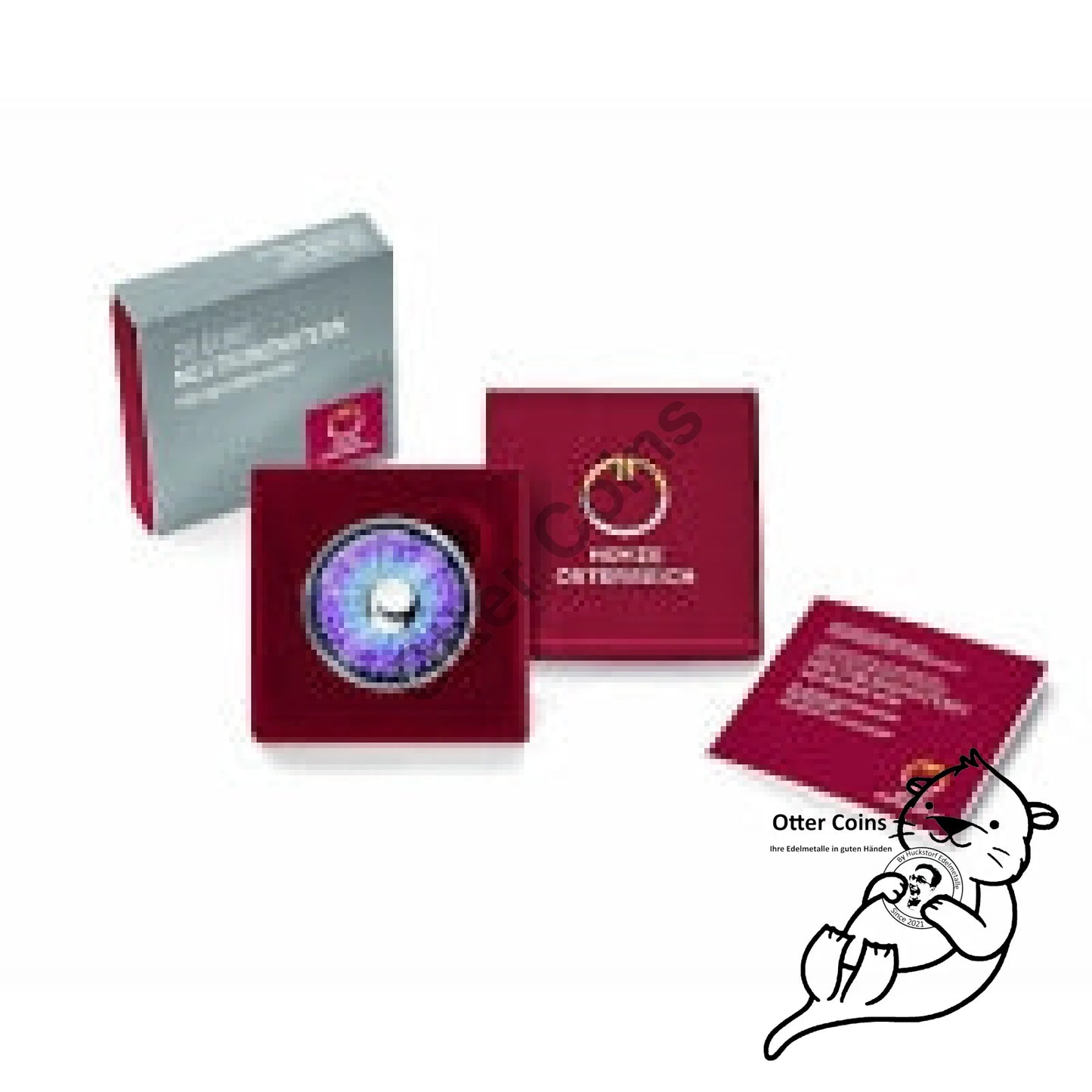 20 Euro Neutronenstern Österreich 2/3 oz Silbermünze 2023