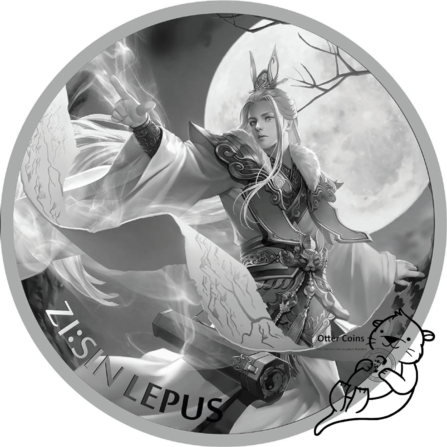 Zi:Sin Lepus 1oz Silbermünze 999