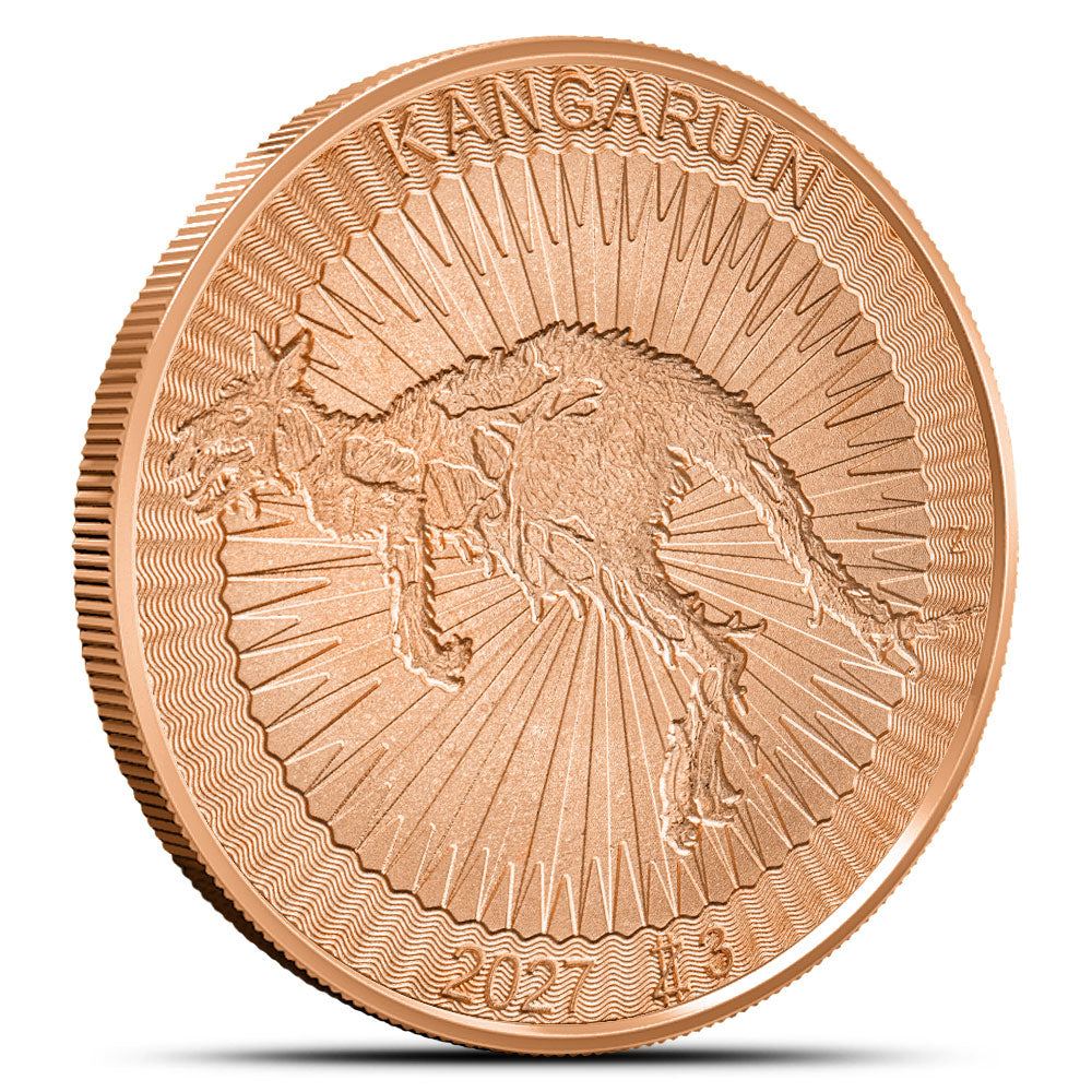 1oz Kupfer Zombucks World Kangaruin Round