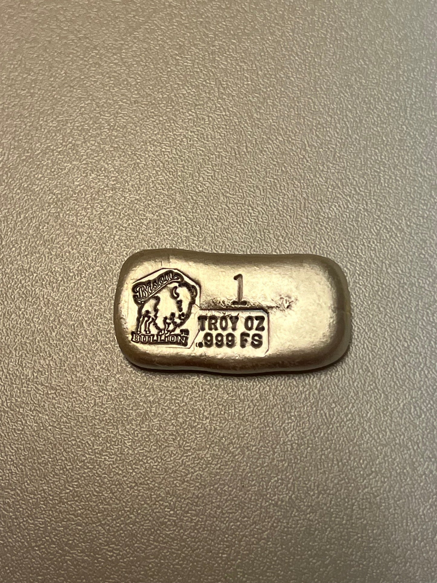 1oz Silberbarren Bison Bullion