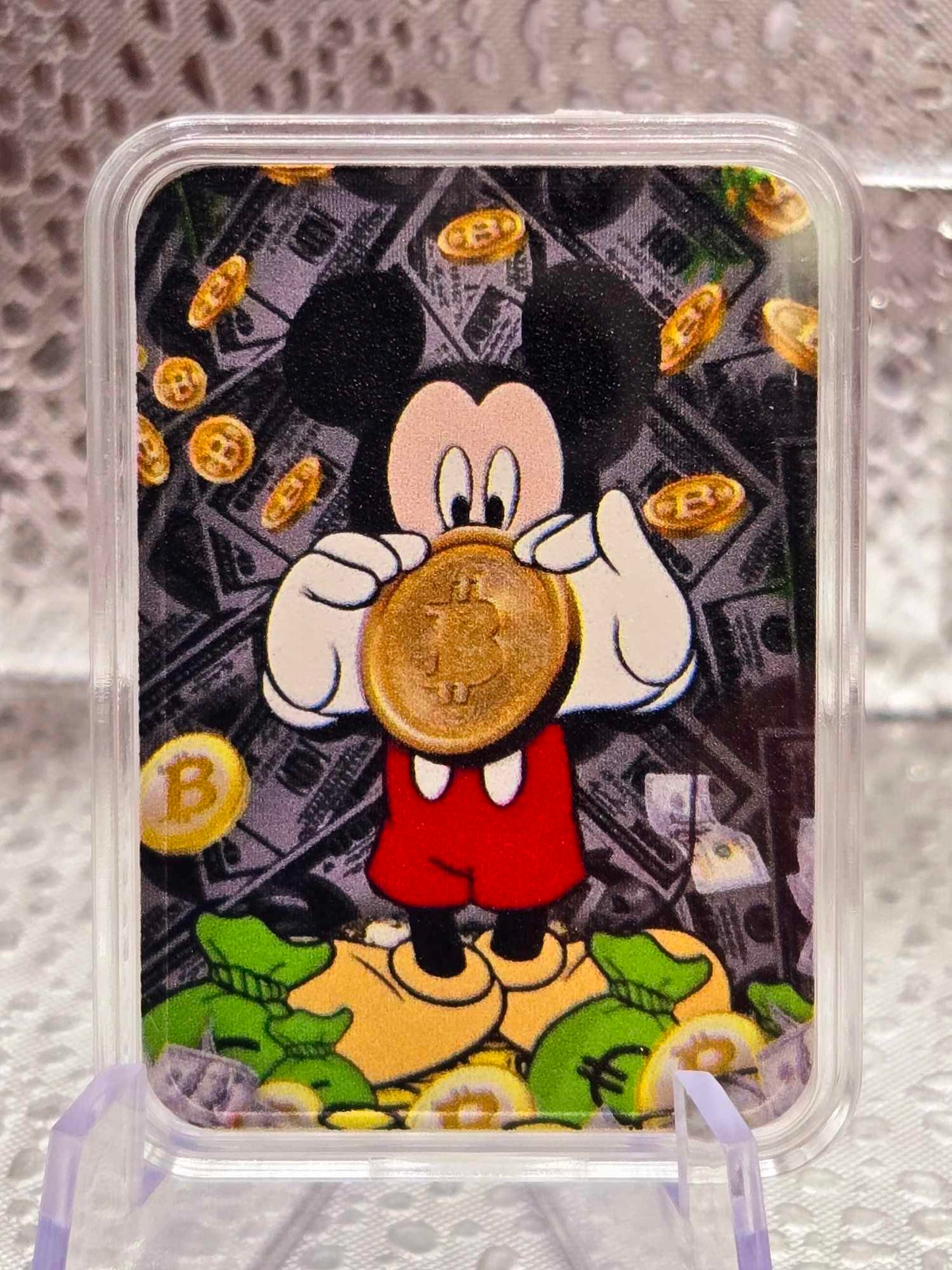 1oz Silberbarren Bitcoin Mouse 1 oz silver Art Bar (100