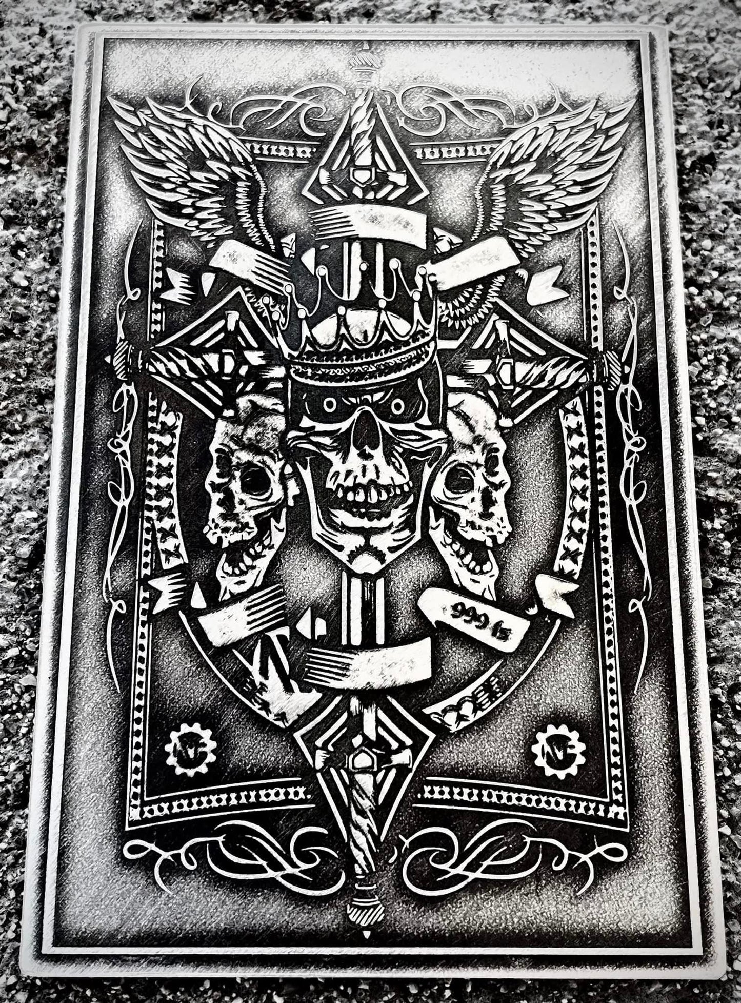 1oz Silberbarren - Karte