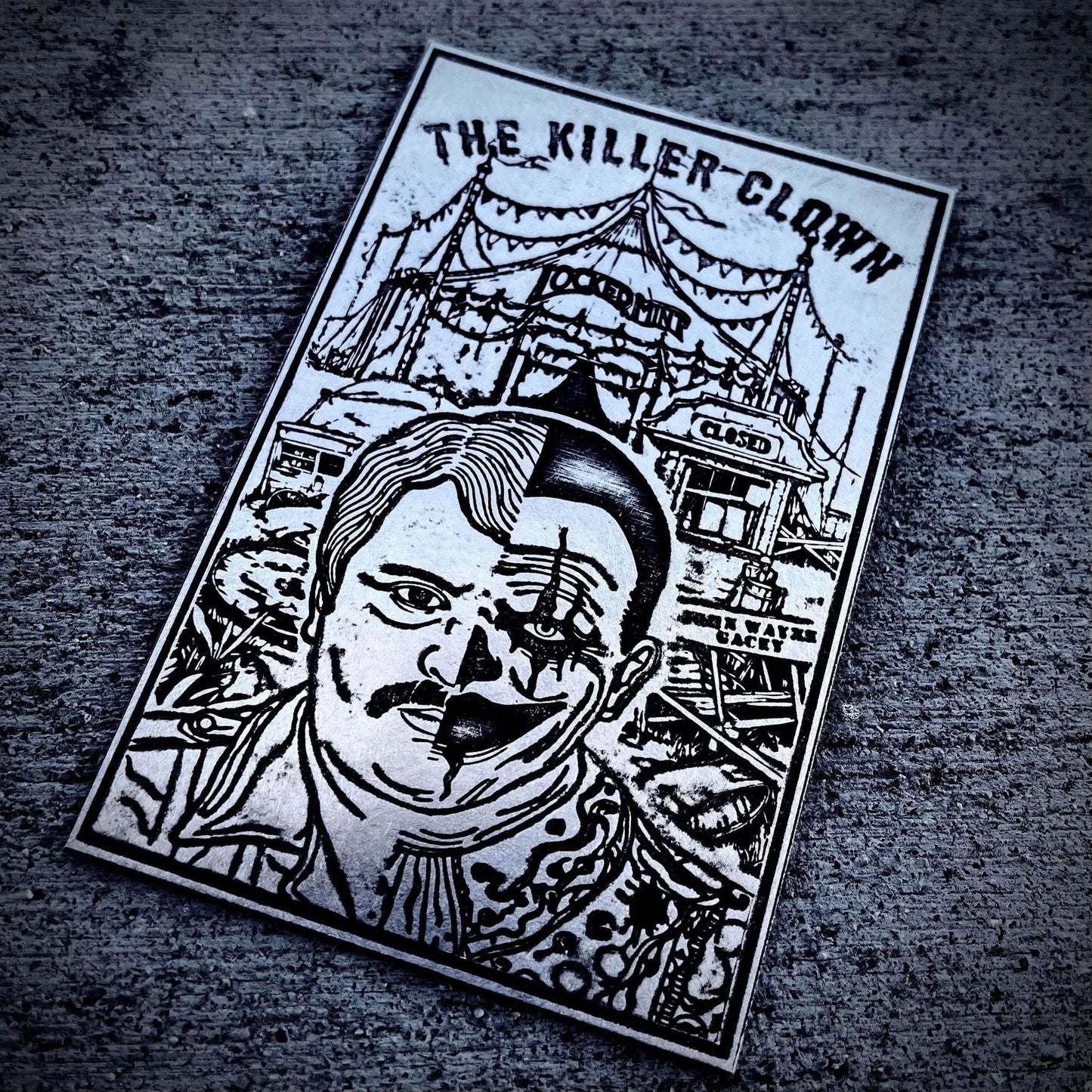 1oz Silberbarren-Karte John Wayne Gacy Jr.