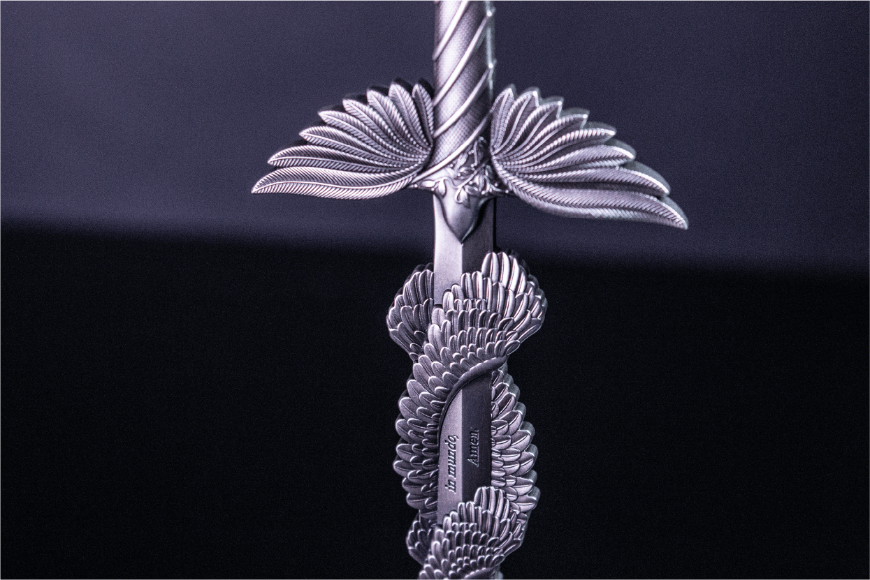 2,5oz Silbermedaille Sword of Michael