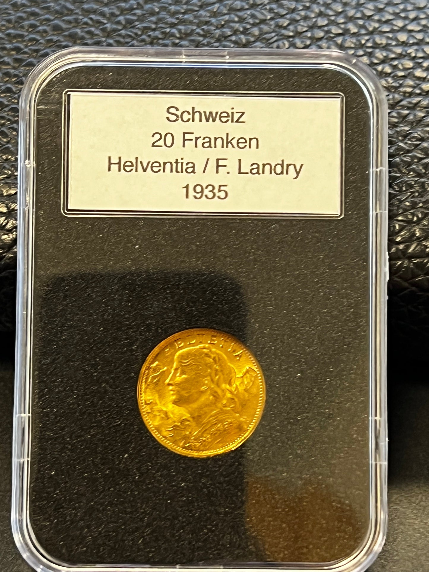 20 SFR Vreneli Goldmünze 1935**
