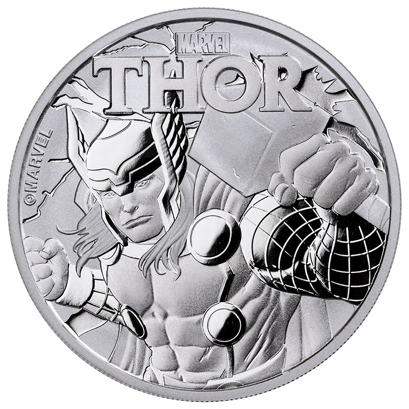 Thor Marvel, 1oz Silbermünze* Tuvalu 2018