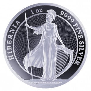 2022 1oz $2 NZD Tokelau Hibernia Silbermünze BU*