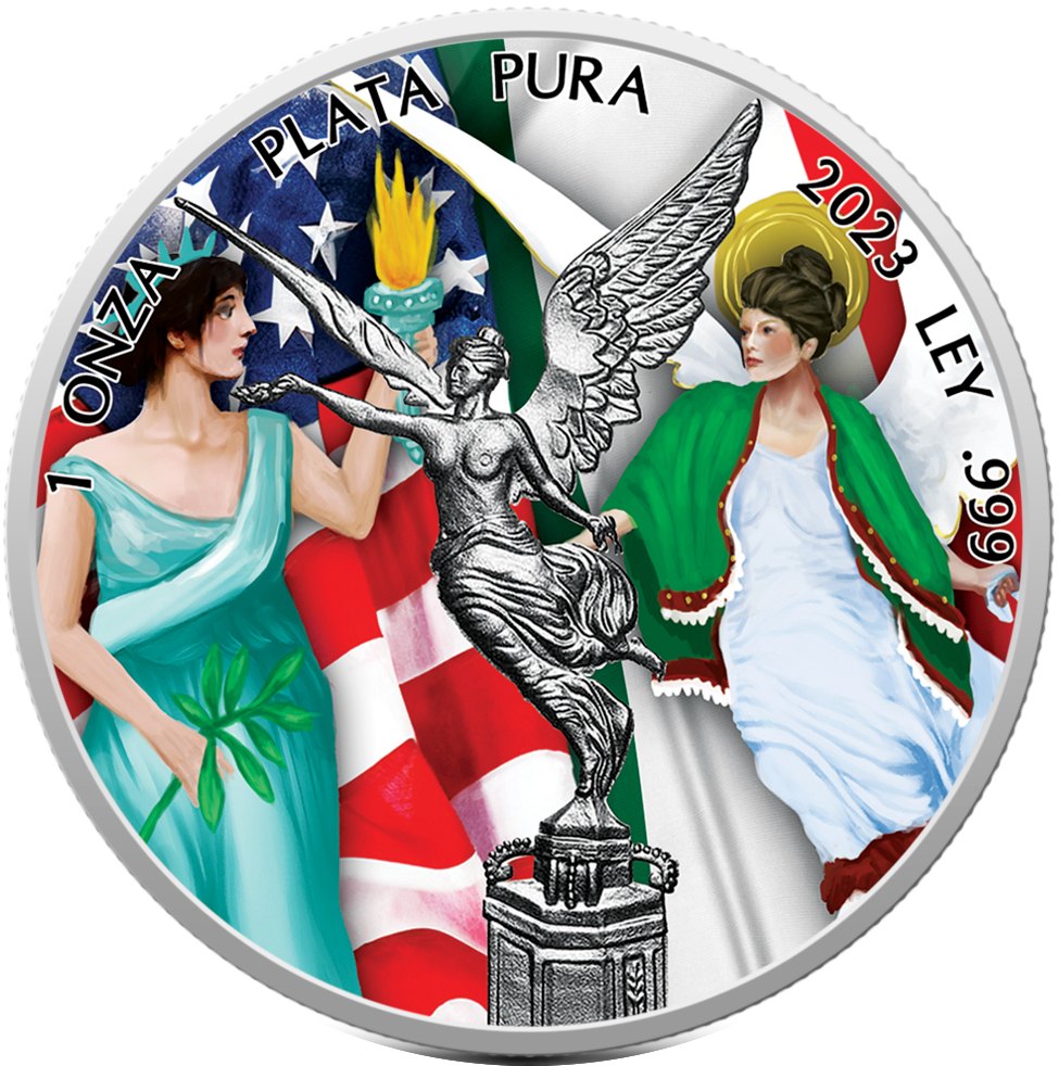 2023 Mexico Libertad Meets Liberty Edition 1 oz Silbermünze*