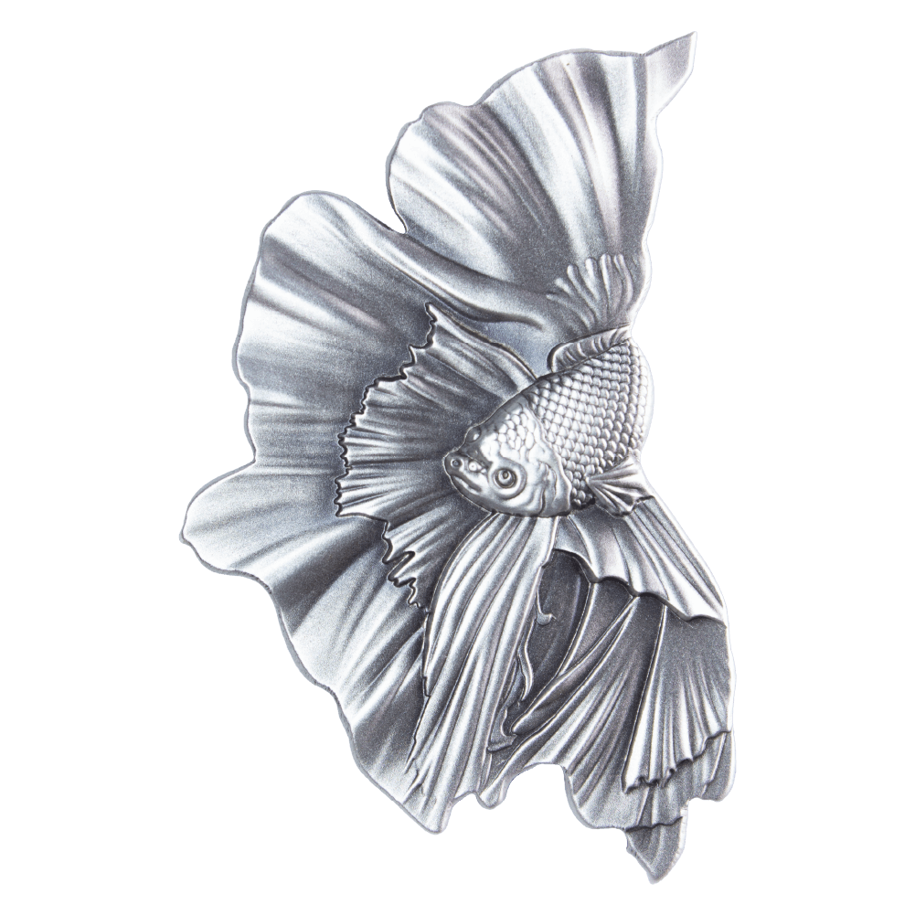 Betta Fish 3-D Silberbarren 1 Oz*