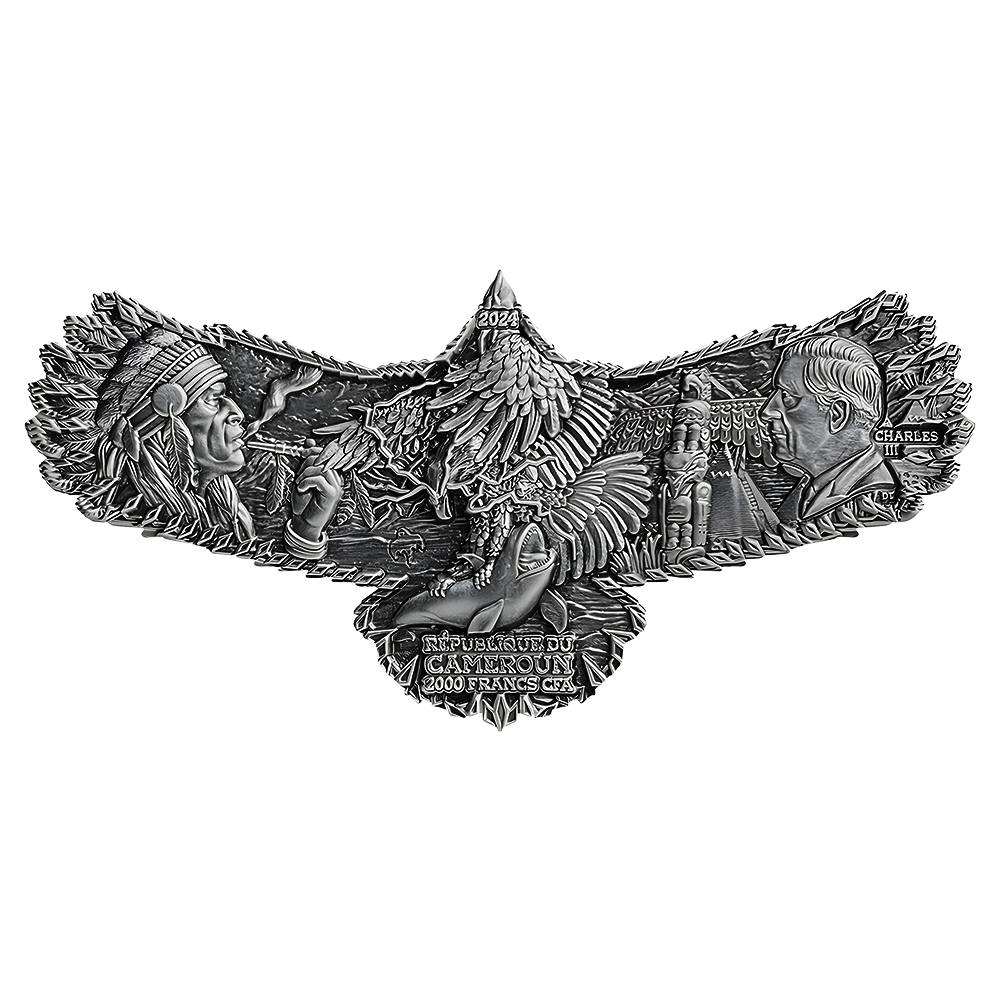2024 Cameroon Thunderbird 2 oz Silbermünze*