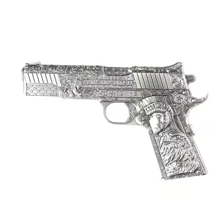 2024 Chad 2 oz Silbermünze 45. Caliber Antik Shaped HR*