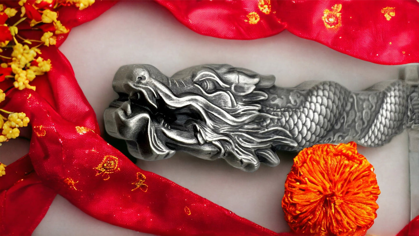 2024 Chad Katana Sword Shaped 2 oz Silbermünze*