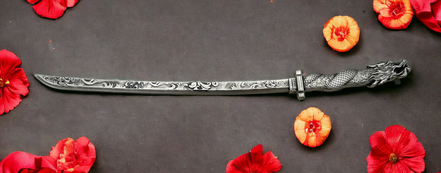 2024 Chad Katana Sword Shaped 2 oz Silbermünze*