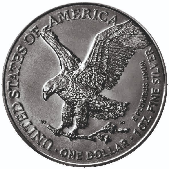 USA ASE Knights of Honour Defender of the Crown Color 1oz Silber 2024*