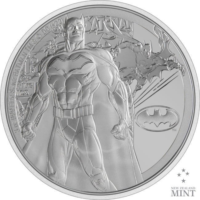 3oz Silber Classic Superheroes Batman Niue Island PP 2022 *