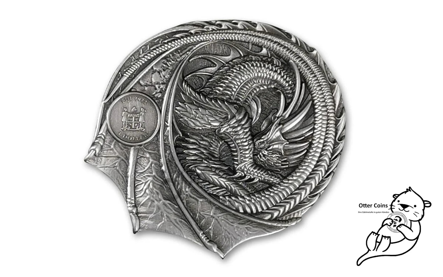 Welsh Dragon Silbermünze 2022 1oz