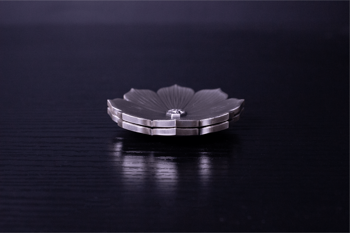 8oz Silberstacker Lotus Flower Set