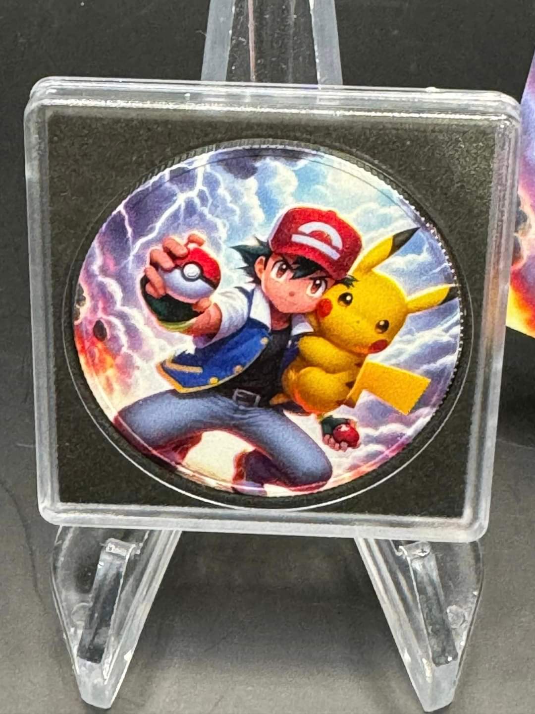 Catching Them All In Heaven, 1oz Color Silbermedaille
