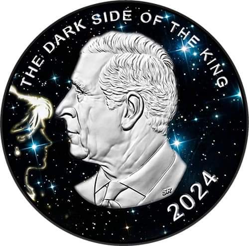 Mysteries and Music, The Dark Side Of The King, 1oz Silbermünze*