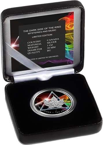 Mysteries and Music, The Dark Side Of The King, 1oz Silbermünze*