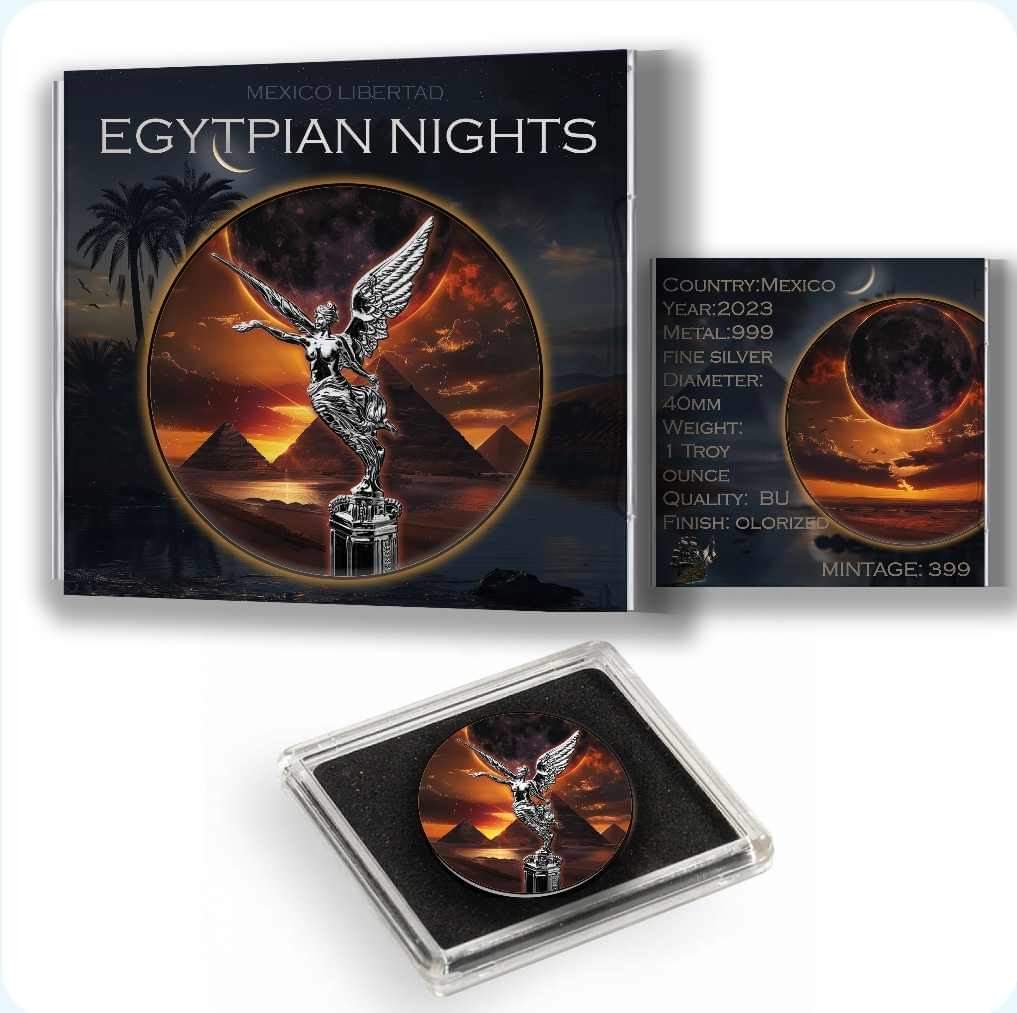 Egyptian Nights Libertad 2024, 1oz Silbermünze*