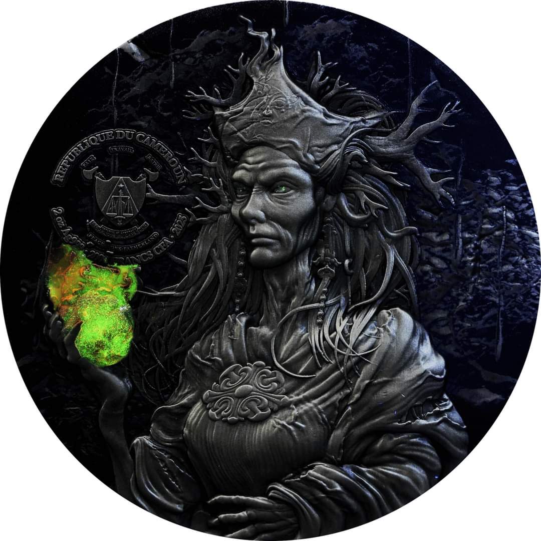 Cameroon Morgan The Fairy 2025, HR, Antik, Glow 2oz Silbermünze*