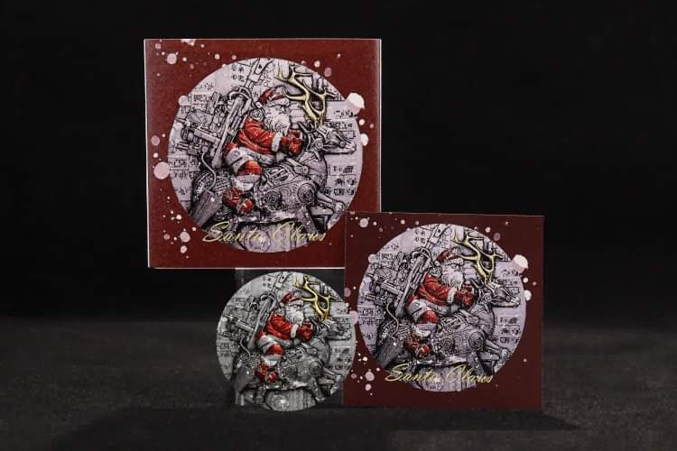 Cameroon Steampunk Santa 2025, HR, Antik, 2oz Silbermünze*
