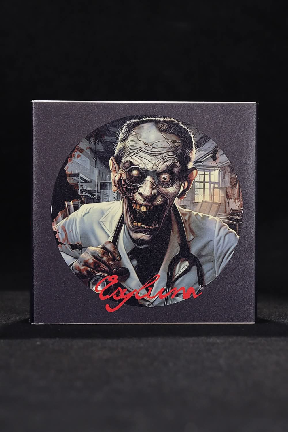 Cameroon 2025 - Asylum - Bi-Metall - 2oz Silbermünze* mit 11.5oz Kupferkern - UHR, Antik, Color, Glow in the Dark, Enamel, und Thermofarbe, 80mm, nur 199 Stk.
