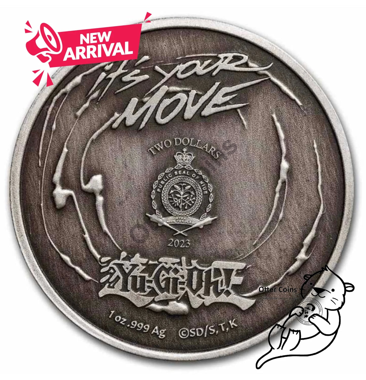 Niue Yu-Gi-Oh! Antik 1 Oz Silbermünze 2023*