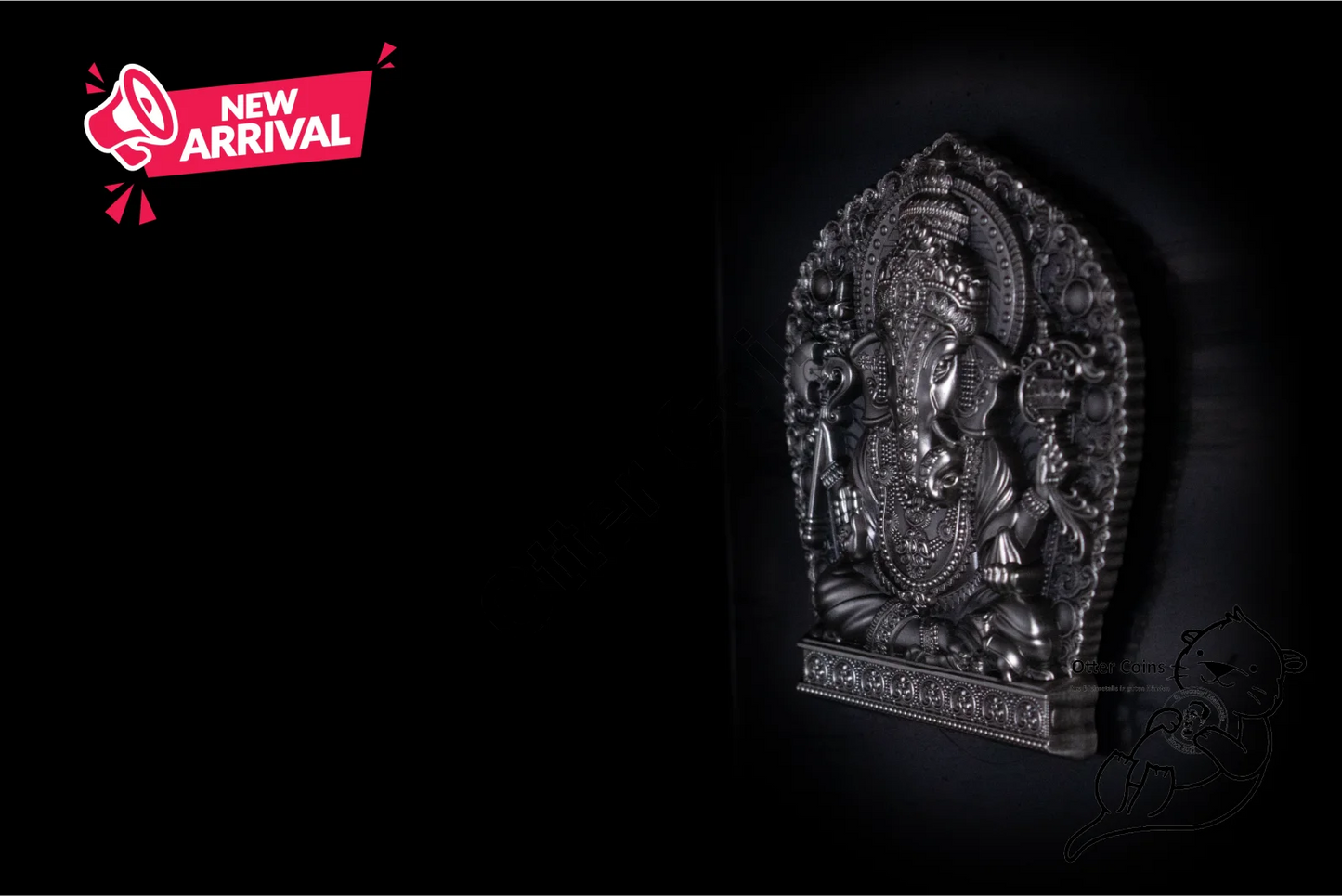 Ganesha Silver Stacker 2 Oz