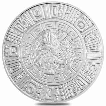 Azteken Water Deity 1oz Silbermünze