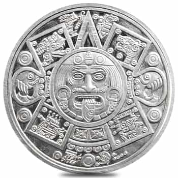 Azteken Eagle Warrior 1oz Silbermünze