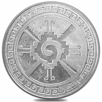 Azteken Ying & Yang 1oz Silbermünze