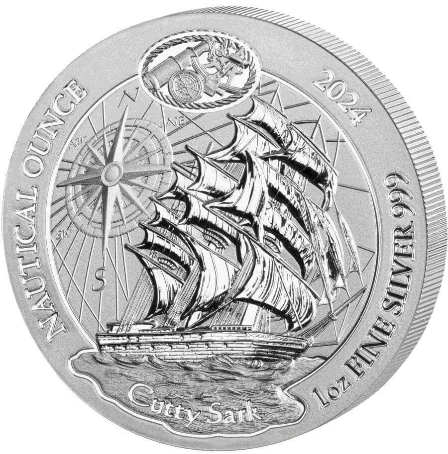 Ruanda Nautical Ounce, Cutty Sark 2024 1 Oz Silbermünze*