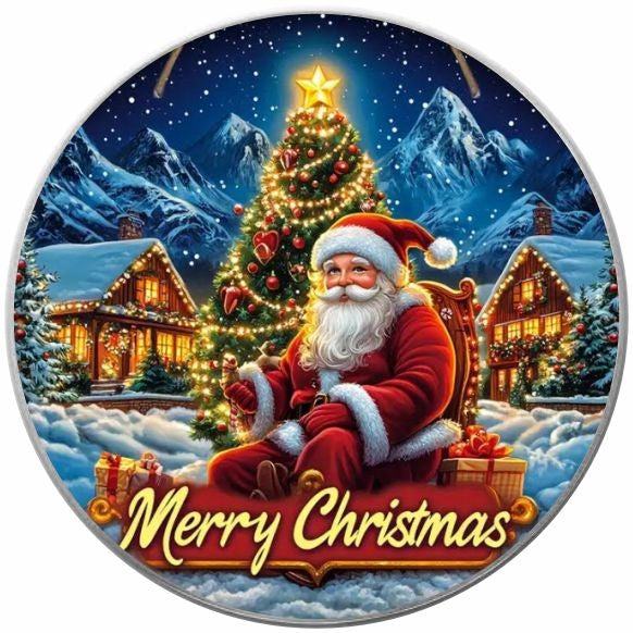 USA ASE Weihnachten, 4 Motive Color 1oz Silber 2024*