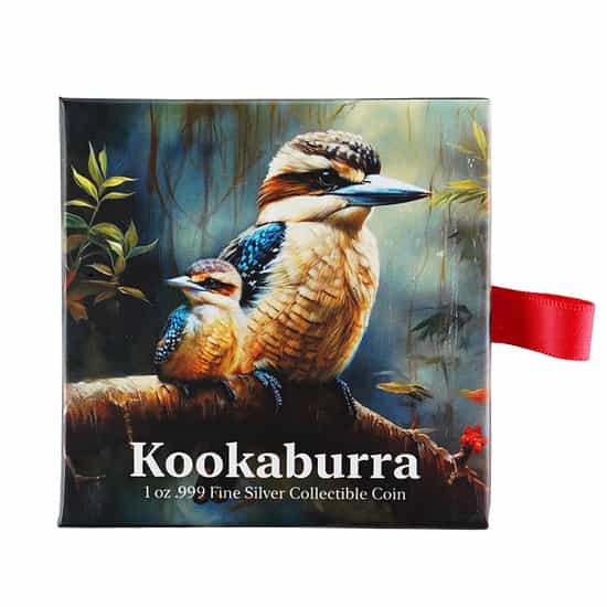Chad 1 oz Silber Kookaburra Shaped High Relief Coin 2023*