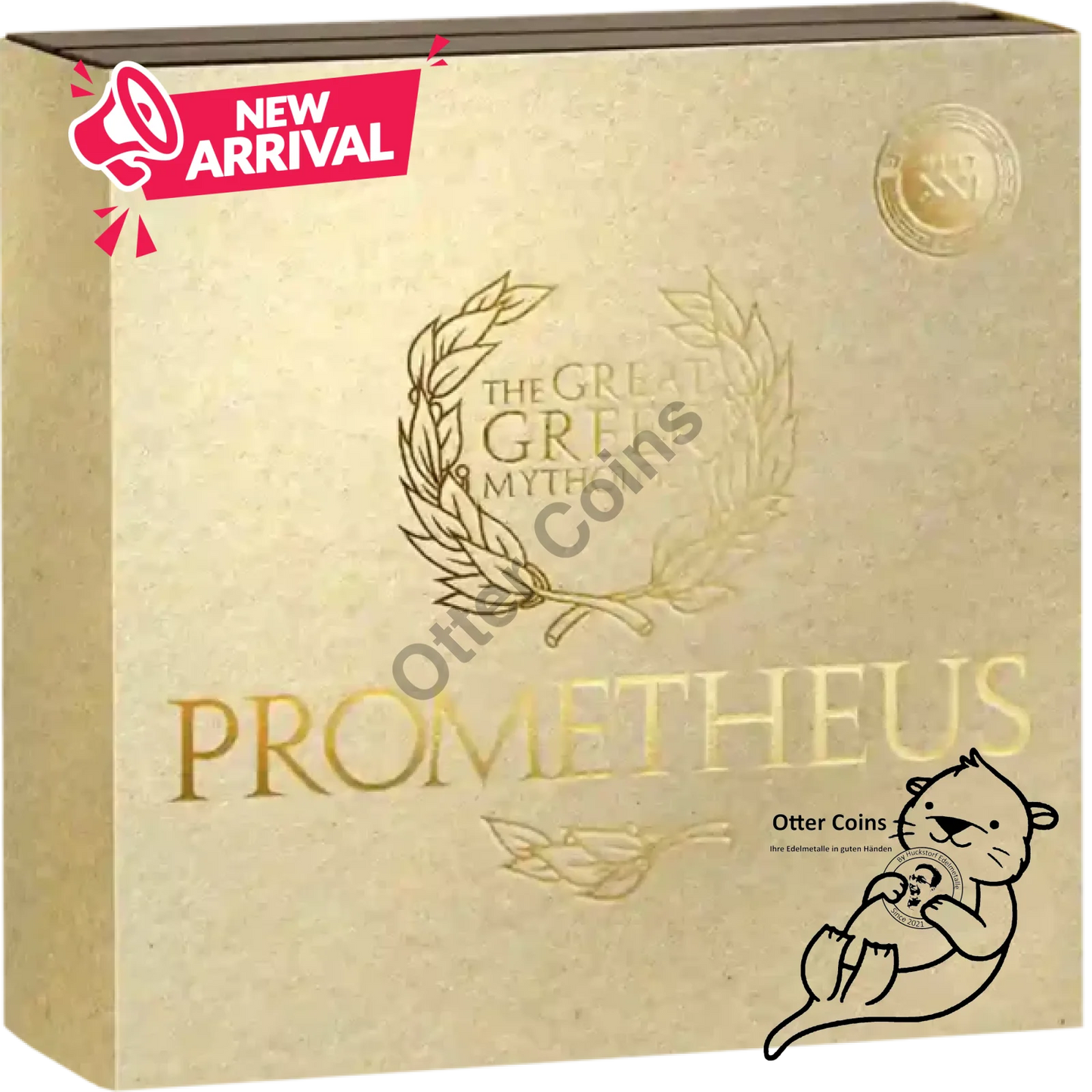 2023 Cameroon 3oz Prometheus 24K Gilded High Relief