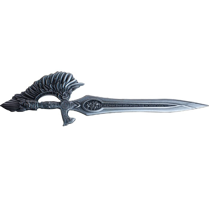 Sword of St. Gabriel, 2.5oz Silberbarren 3D, Shaped, Antik Finish*