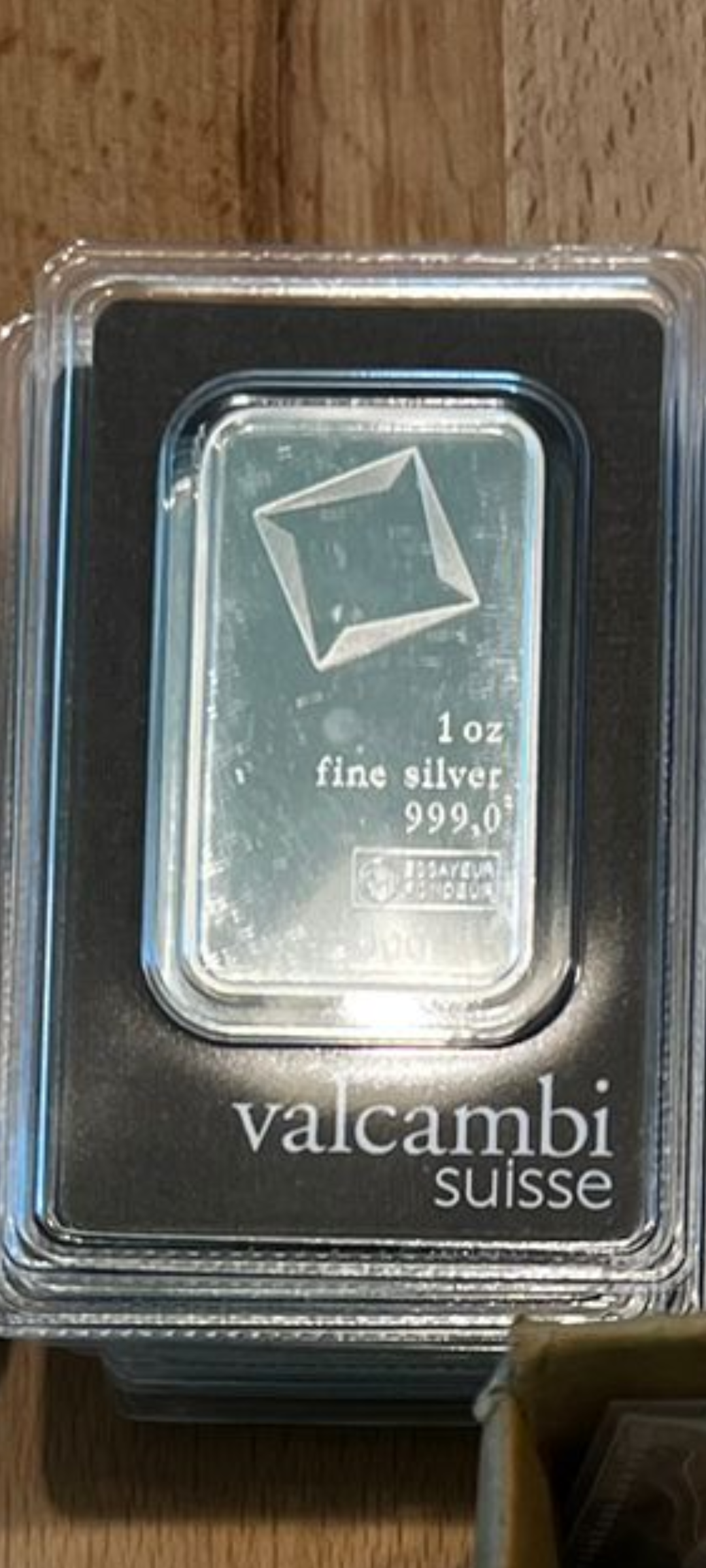 Valcambi 1oz Silberbarren*