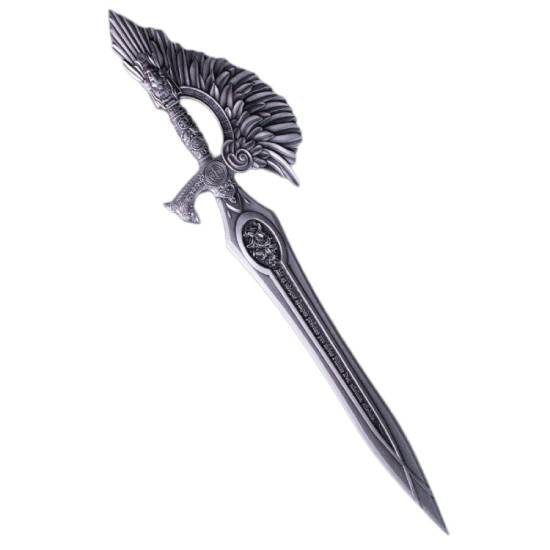 Sword of St. Gabriel, 2.5oz Silberbarren 3D, Shaped, Antik Finish*
