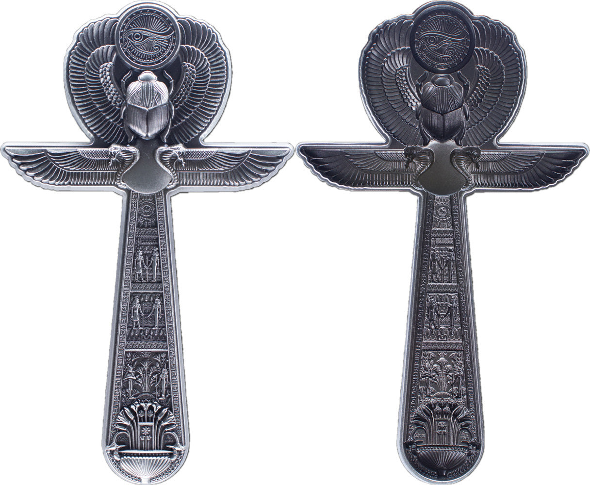Ankh Egypt Silver Stacker 2 Oz