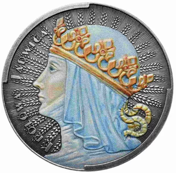 Antik Color Königin Jadwiga Ag999 1 Oz BU*