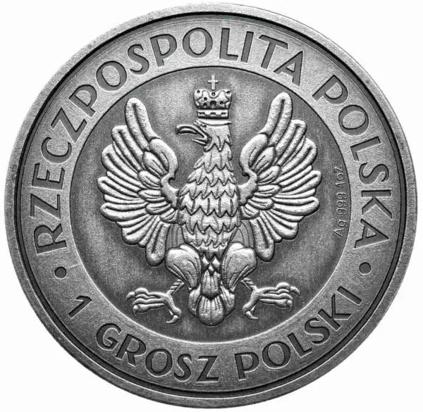 Antik Color Königin Jadwiga Ag999 1 Oz BU*