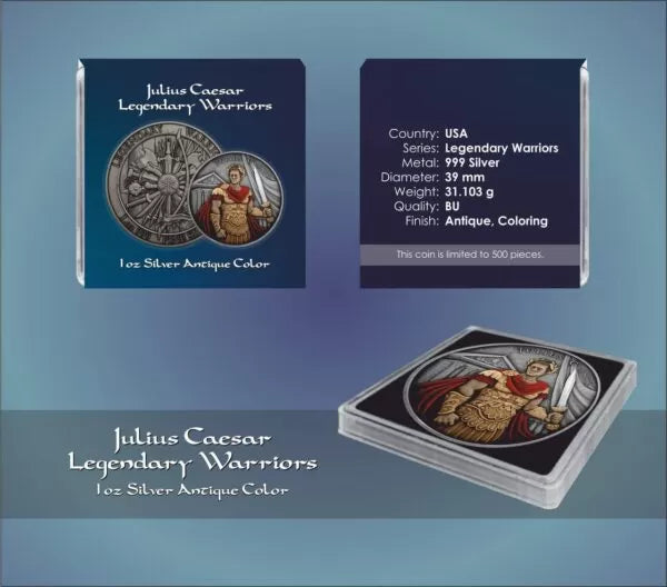 Antik Color USA - Legendary Warriors - Julius Caesar Ag999