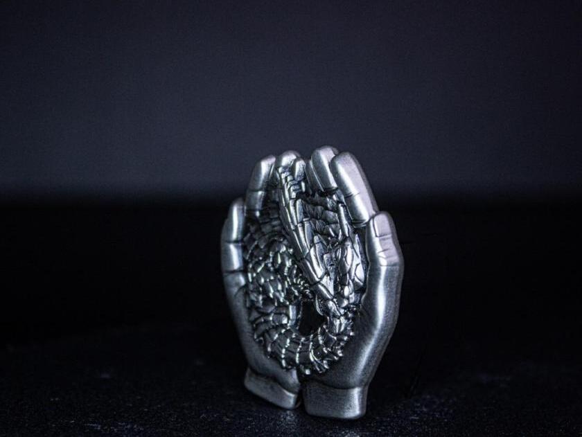 Armadillo Girdled Lizard Silver Stacker 1 Oz*